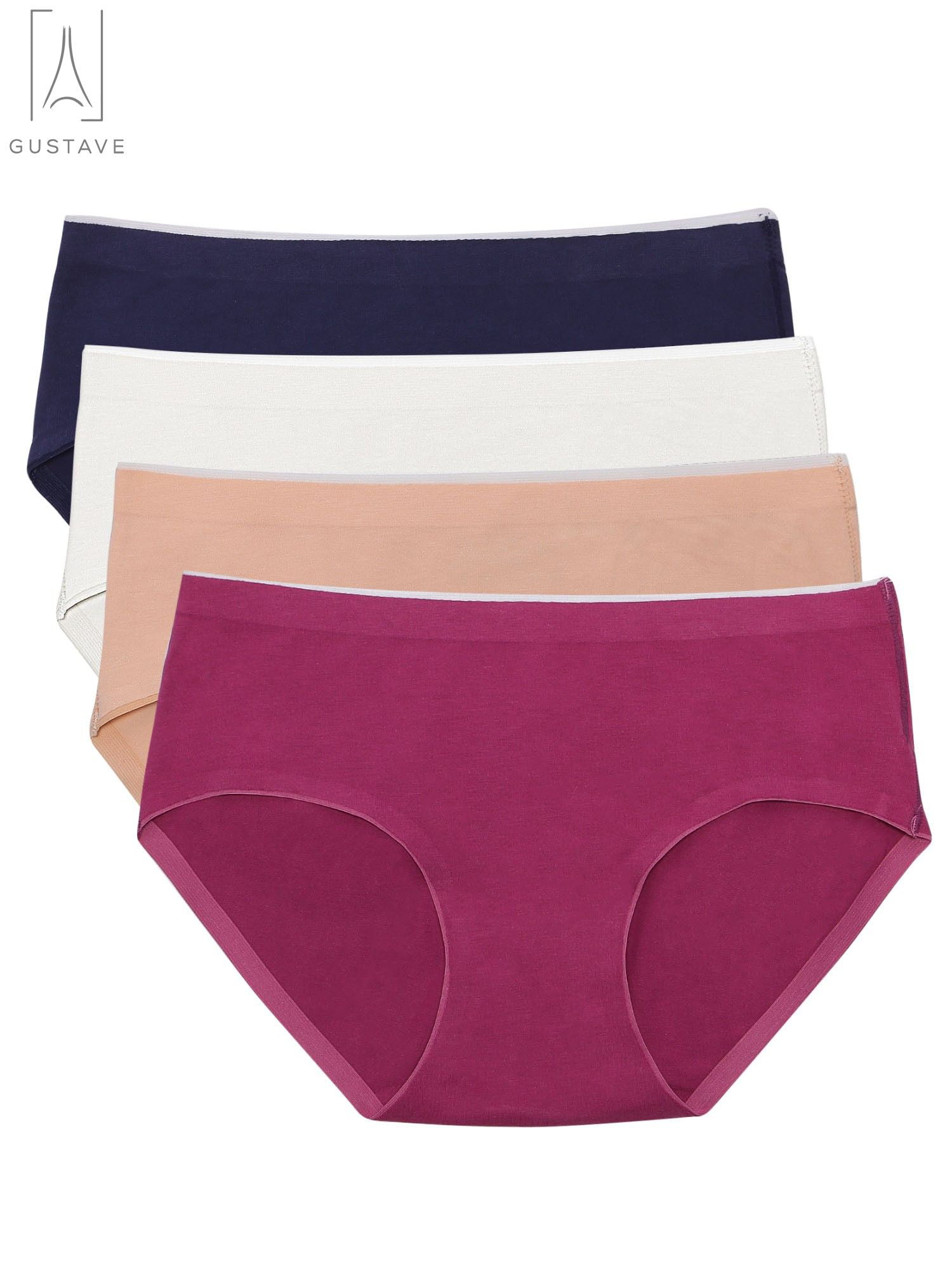 Ramita High Stretch Seamless Underpants Breathable Cotton Knickers Seamless  Women's Panties Multicolor (Pack of 3)