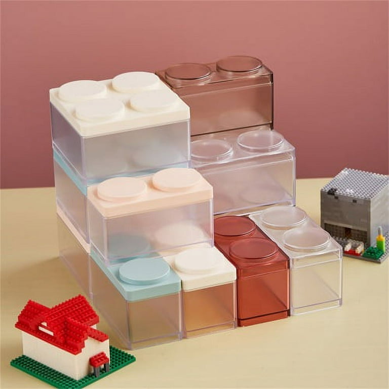 Visland Rectangular Empty Mini Plastic Storage Containers with Lids for  Small Items,Rings Earring Bangle Bracelet Necklace Display Stand Holder  Storage Tray Clear Case 