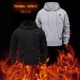thumbnail image 6 of Hpapadks Men Hoodies Solid Usb Heated Hoodies Pullover Winter Warm with Pockets Without Battery Mens Sweatshirts, 6 of 6