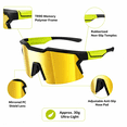 thumbnail image 6 of WORLUX Sports TR90 Adjustable Impact-Resistant Cycling Sunglasses, 6 of 10