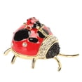 thumbnail image 2 of Boîte à Bibelots Ladybug, Mini Boîte à Bibelots en Alliage de Zinc Coloré pour Petits Bijoux, 2 of 8