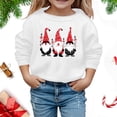 thumbnail image 2 of Bjutir Girl'S Christmas Sweatshirts Graphic Print Tops Crewneck Winter Long Sleeve Pullover Cute Outdoor Wear, Size 4-12 Years, White, 2 of 5