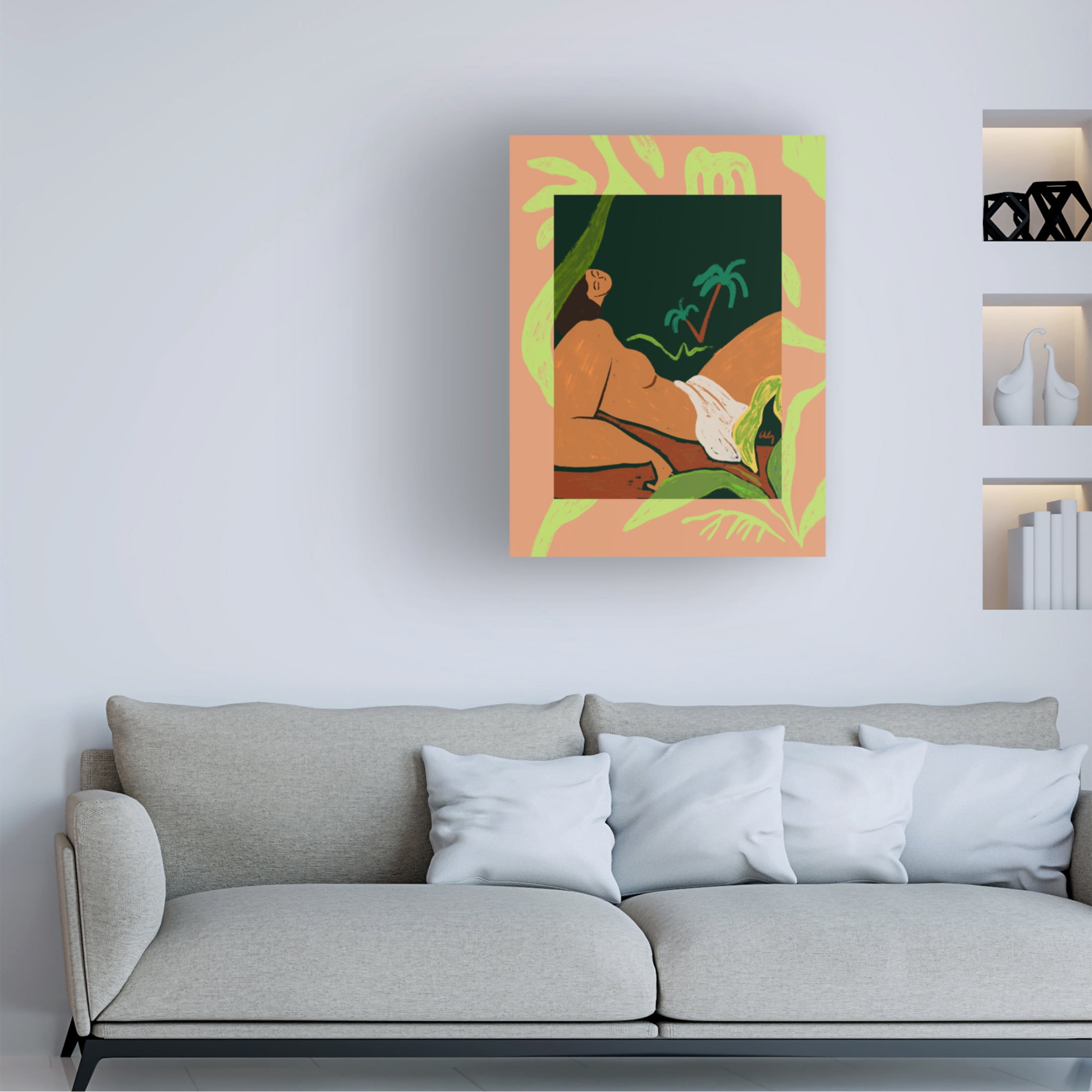 Trademark Fine Art Arty Guava  Window Canvas Wall Art