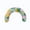 A, variant on Homellea Tropical Fruit Inflatable Pool Float, 29.53 Inch C Shaped PVC Swim Ring with Orange Leaf Print for Pool, Lake, Beach, Resort, Patio, Backyard and Summer Water Party Decor