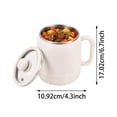 thumbnail image 2 of WEIOUKC Multi‑Function Portable Electric Stewing Cup, 6‑in‑1 Personal Cooker with 12H Keep Warm Timer for Soup Porridge Rice Noodles, 2 of 2