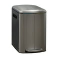 thumbnail image 5 of Organize It All 40 L Dual Compartment Recycling Bin, 17.5" x 16.2" x 23.6", Stainless Steel, 5 of 10