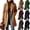 Camel, variant on Winter Coats for Women Casual Double Breasted Long Jacket Formal Warm Comfortable Office Wool Work Overcoat Camel 2XL