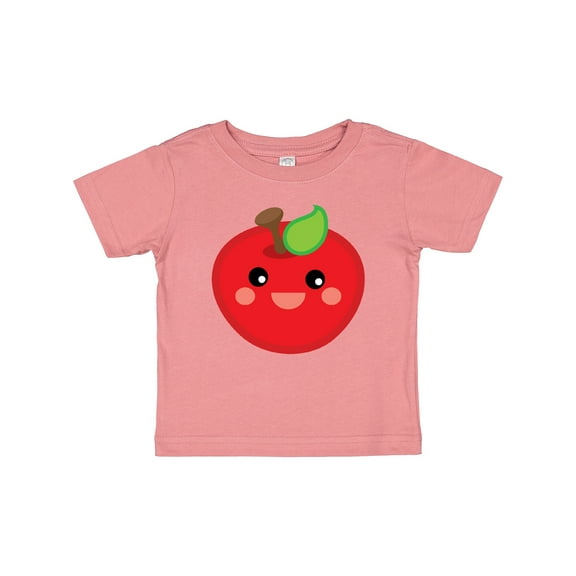 Inktastic Smiling Apple Boys or Girls Baby T-Shirt