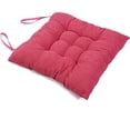 thumbnail image 3 of Granjero Gordo Cojín suave para silla de comedor, 15,8 x 15,8 cm, con cremallera y cuerda para colgar, para interior y exterior (rosa), 3 of 4