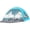 Blue, variant on Wolfwise Beach Tent Sun Shelter Portable, Large 3-4 Person Sunshade Cabana Shade Beach Essentials, UPF 50+ UV Protection & Easy Setup, Mesh Windows & Lightweight Carrying Bag, 95"× 65"× 55",Mint Gree