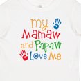 thumbnail image 4 of Inktastic Mamaw and Papaw Love Me Boys or Girls Baby T-Shirt, 4 of 5