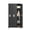 Black-3 Door, variant on HOQBN 72"H Metal Lockers with Lock for Employees,3 Door Heavy-Duty Storage Locker Cabinet with Individual Locks for Home Gym Office School Garage,Black