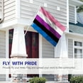thumbnail image 3 of ANLEY Fly Breeze 3x5 Feet Genderfluid Flag - Vivid Color and UV Fade Resistant - Canvas Header and Double Stitched - Genderfluid Pride Flags Polyester with Brass Grommets 3 X 5 Ft, 3 of 7