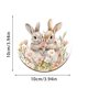 thumbnail image 3 of CaiYueKe Easter Bunny Wooden Coasters Heat Resistant Cup Mats for Dining Table Kitchen Decor Insulating Drinkware Protectors Cute Spring Home Decorations, 3 of 7