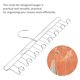thumbnail image 5 of unbranded De Ropa Multi Gancho De Acero Inoxidable Para Guardar Corbatas Y Bufandas En Casa, 5 of 7