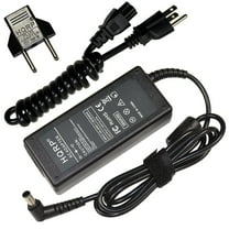 HQRP 19V AC Adapter Works with Samsung BN44-00837A A6619_FSM UN32J5205 UN32J5205AFXZA UN32J5205AF UN32J525DAF UN32M4500 UN32M4500AFXZC LED HDTV TV Power Supply Cord Adaptor Euro Plug Adapter
