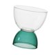 thumbnail image 5 of Copas de postre de vidrio Cristalería Vasos para bebidas frías Vasos para pudín Vasos para batidos Hielo Verde bajo, 5 of 9
