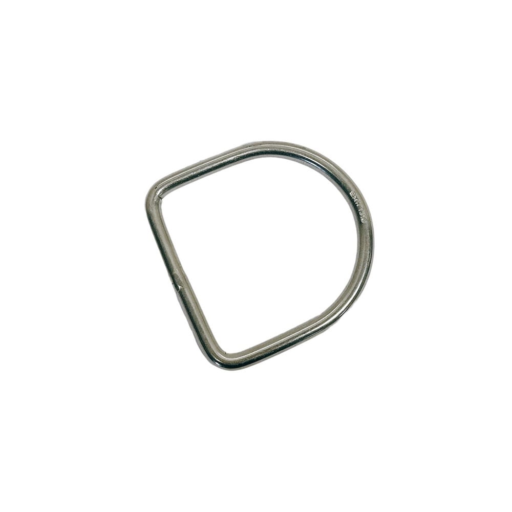 Marine Stainless Steel 5/16" D-Ring Welded,40mm Height 800 Lbs WLL Sailing 4 Pcs