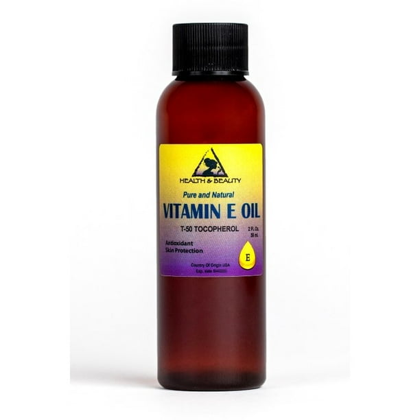 TOCOPHEROL T50 VITAMIN E OIL ANTI AGING PREMIUM NATURAL PURE 2 OZ