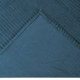 thumbnail image 3 of Better Trends Jullian Stripes Design 100% Cotton King Bedspread Teal, 3 of 4