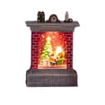 thumbnail image 3 of Christmas Luminous Decoration Landscape Photo Props Christmas Table Centerpieces Fireplace, 3 of 9