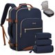 thumbnail image 1 of Mochila de viaje LOVEVOOK Carry on de 40 litros para hombre con cubos de embalaje, 1 of 9