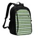 thumbnail image 1 of Fotbe Light Green Squares Mochila con Estampado y Puerto USB para Hombre y Mujer, Mochila Antirrobo, Mochila de Viaje, Mochila Escolar, Mochila Universitaria, 1 of 7