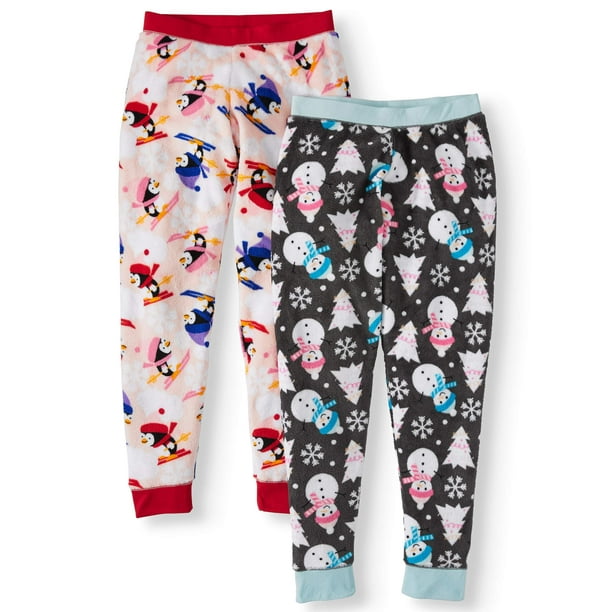 Sleep & Co - Sleep & Co Women's 2-Pack Plush Sleep Jogger Pants - Walmart.com - Walmart.com