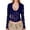 Dark Blue, variant on Sexy Sheer Lace Womens Long Sleeve Tops Hollow Out Design Tie Front Fashion Clothing Womens Blouses Going Out Tops for Women Trendy Y2K Tops Spring Fashion