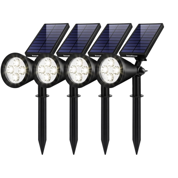 Luces Solares para Jardín InnoGear Impermeables para Exteriores, Juego de 4 Focos