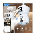 thumbnail image 3 of Cámara De Seguridad Wifi 360°visión Nocturna Doble Lente E27 Lab.G Blanco, 3 of 5