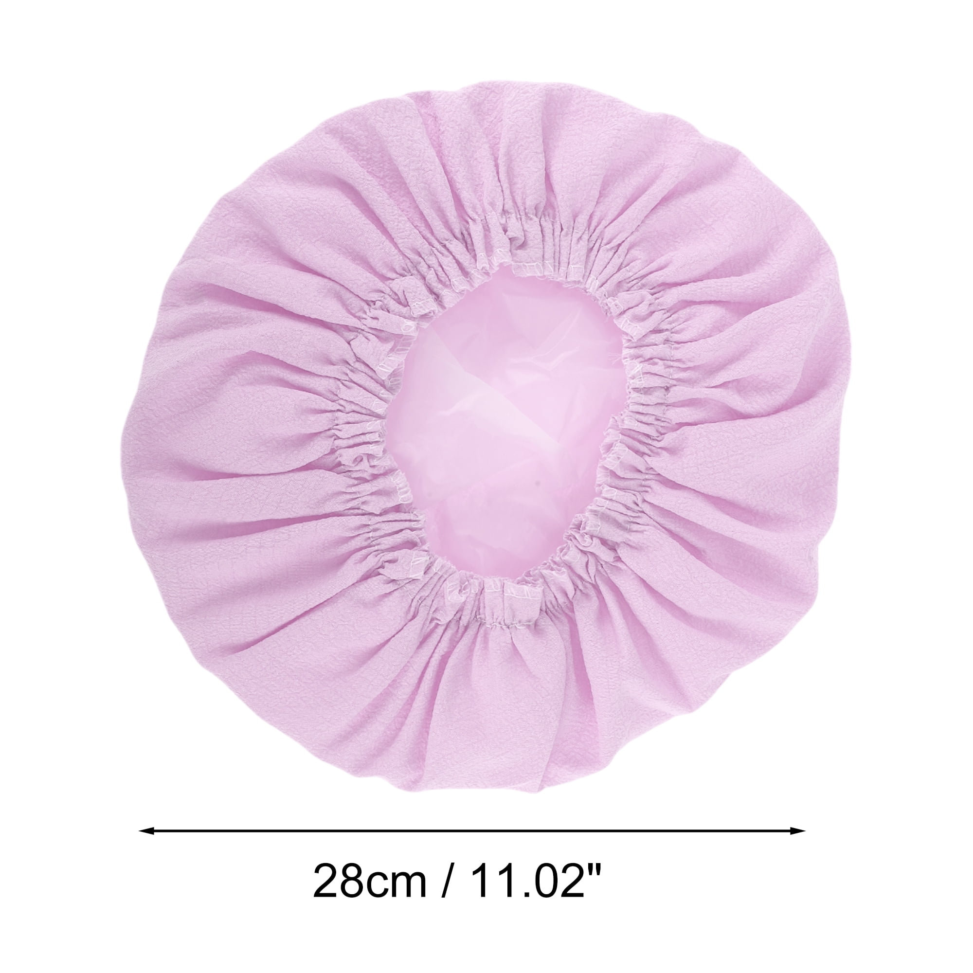 Unique Bargains Women's Lightweight Bath Caps 1 Pc Light Purple