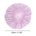 thumbnail image 2 of Unique Bargains 1 Pc Women Lightweight Bath Cap for Bathroom Business Travel Light Purple PEVA Bubble Cloth, 2 of 3
