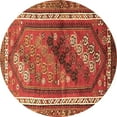 thumbnail image 1 of Ahgly Company Indoor Round Persian Brown Traditional Area Rugs, 5' Round, 1 of 4