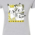 thumbnail image 3 of Pokémon - Pikachu Pannels - Juniors Fitted Graphic T-Shirt, 3 of 5