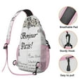 thumbnail image 3 of Travel Sling Bag Paris Hiking Sling Backpack Shoulder Backpack Travel Chest Pack for Men Women, 3 of 6