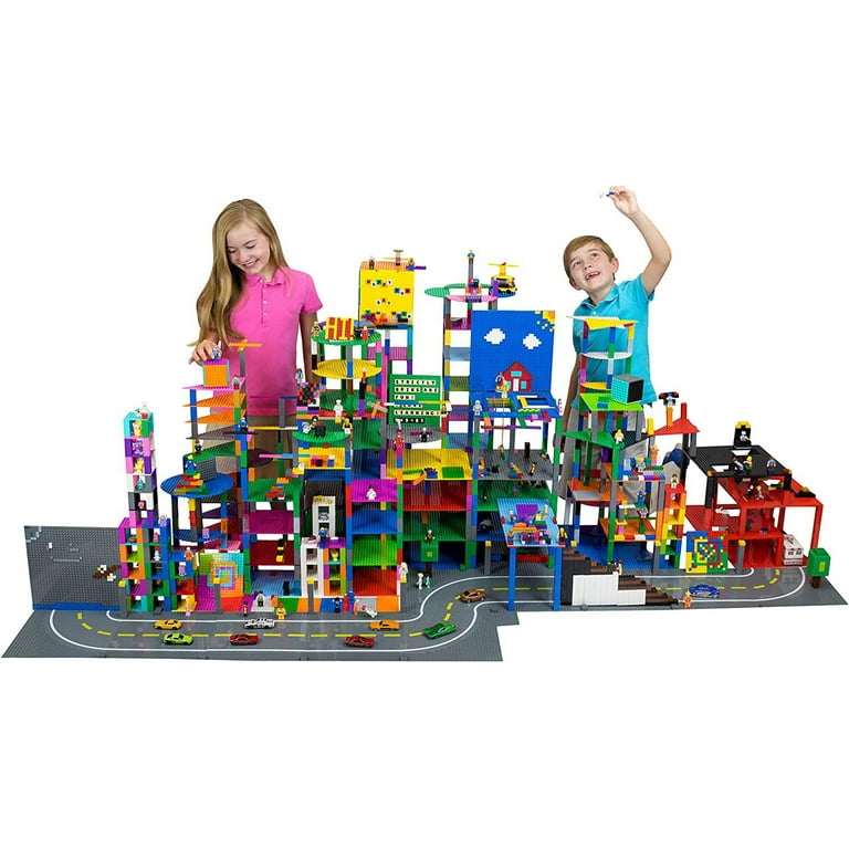 Classic Baseplates 10 x 10 Stackable Brick Base Plate by Strictly Briks 100 Compatible with All Major Brands Baseplate for Building Towers
