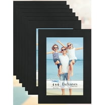 Icona Bay 4x6 Black Picture Frames, 12 Pack, Exclusives Collection (US Company)