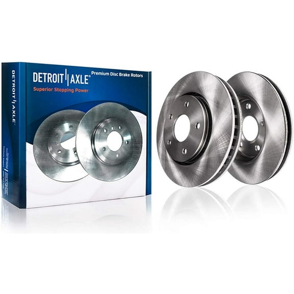 Detroit Axle - 11.10" inch Front Brake Rotors for Honda Accord Civic Element CR-Z CR-V Insight Fit, Acura CSX ILX