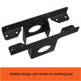 thumbnail image 4 of 2 Pack Heavy Duty Pergola Corner Brackets Extension 3-Way T for 4 X Post Bracket Gazebo Kit, 4 of 8