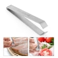 thumbnail image 3 of Inteprter Pinzas de cocina para el hogar, depiladora de acero inoxidable, pinzas para quitar plumas de pato y hueso de pescado, pinza para el Suministros de limpieza para el hogar, 3 of 5