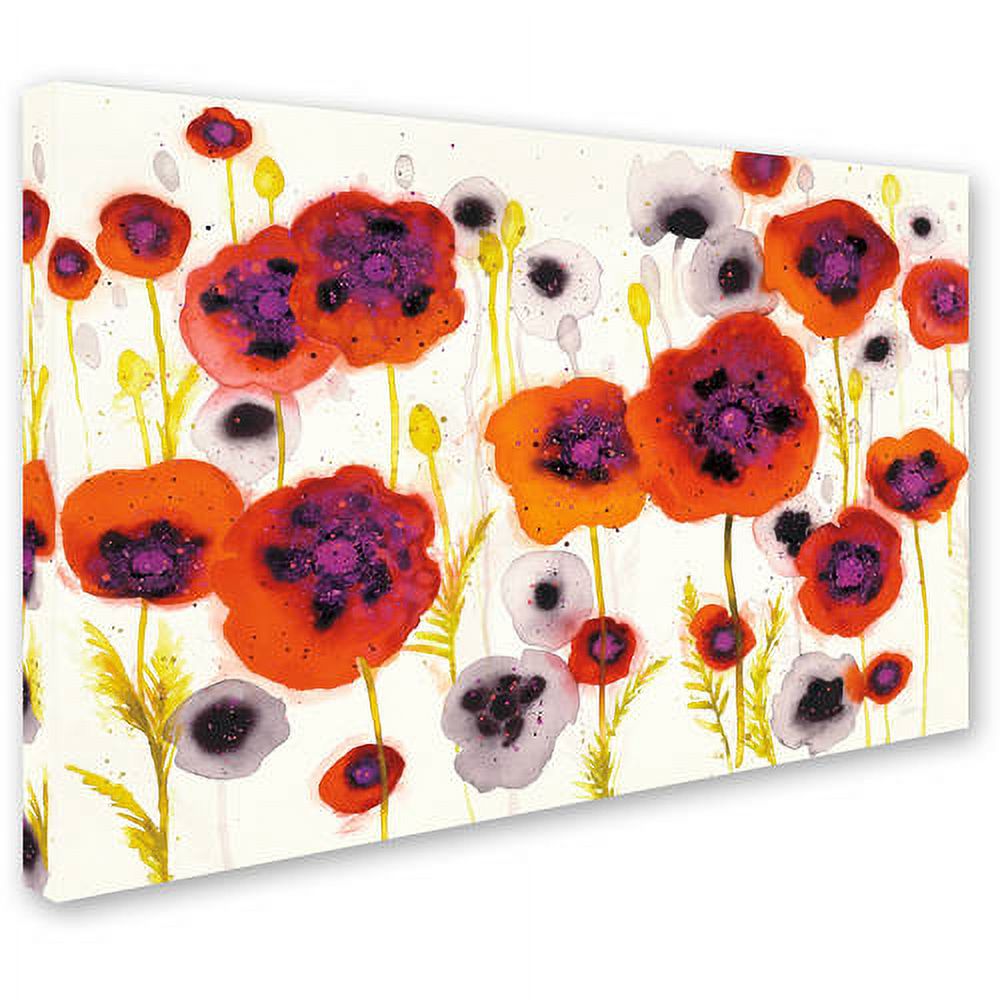 Trademark Fine Art "Splash Garden I" Canvas Art by Shirley Novak