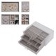 thumbnail image 1 of Organizador De Almacenamiento De Pendientes Con 3 Cajones Transparentes Y Forro De Franela, 1 of 7