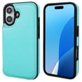thumbnail image 2 of Funda tipo cartera ONETOP compatible con iPhone 16 de 6.1 pulgadas, color azul claro, 2 of 6