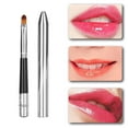 thumbnail image 3 of Lip Brush Retractable, Retractable Sealing Style Single Head Lip Brush Ergonomic Design Aluminium Material  for Home for Women for Beauty Salon for Girl, 3 of 7
