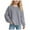 Dark Gray, variant on Girls Crewneck Sweatshirt Long Sleeve Pullover Tops Drop Shoulder Sweatshirts Side Split for 5-14 Years (Purple, 7-8 Years)