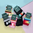 thumbnail image 4 of GoWith Cotton Colorful Split Five Toe Socks For Women | 2 Pairs | Model: 2205, 4 of 7