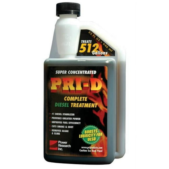 Power Research PRI-D 32 oz. Diesel Fuel Treatment - Case of 12
