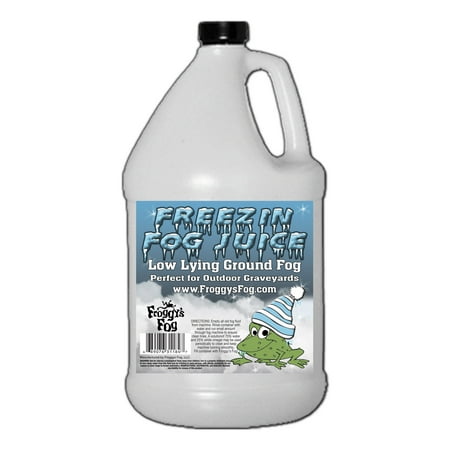 Froggy's Fog - Freezin Fog- Outdoor Low Lying Ground Fog Juice Machine Fluid - 1 Gallon