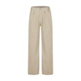 thumbnail image 3 of Lmnyox Men's Casual Work Trousers Pleated Wide Leg Lounge Pants Solid Color Business Office Pants with Pocket, 3 of 5